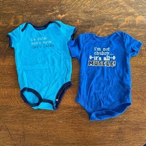 Carter's Boys Pair of Onesies, SIZE 18 mos